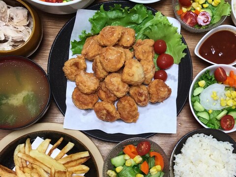 豆腐でやわらか！鳥むね肉のチキンナゲット